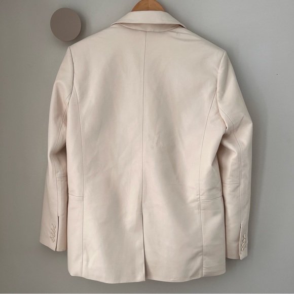 Aritzia Wilfred vegan leather memories blazer - Picture 4 of 6